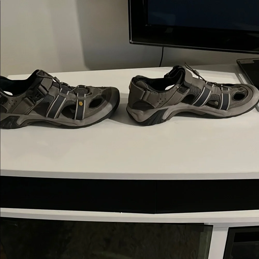 Teva Gray Hiking Sandals with Adjustable Straps‎